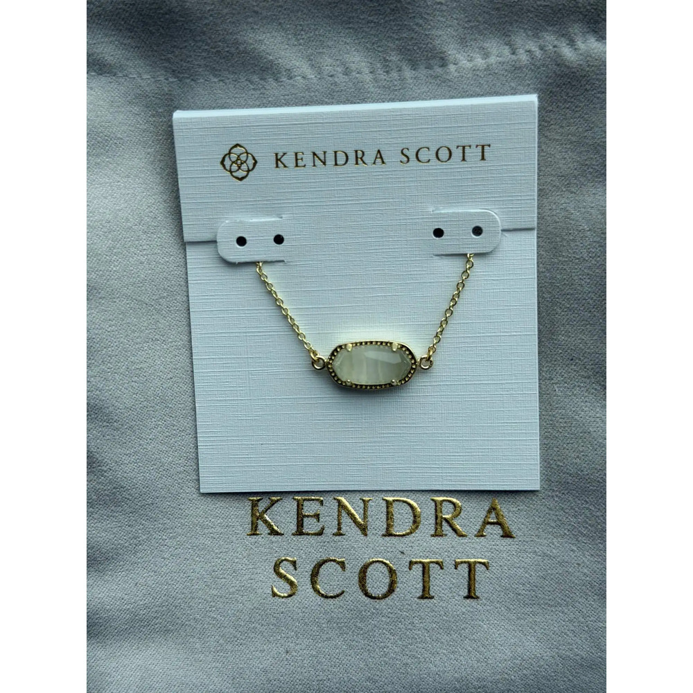 Kendra Scott White Pendant Necklace